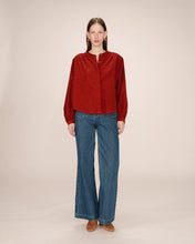 Load image into Gallery viewer, Grace &amp; mila Suri corduroy oversized shirt Terracotta

