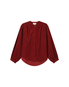 Grace & mila Suri corduroy oversized shirt Terracotta