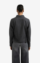 Load image into Gallery viewer, YAYA Batwing blouse with angled seams Oyster Black
