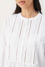 Load image into Gallery viewer, Part Two Filica embellished yoke shirt Bright White
