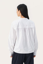 Load image into Gallery viewer, Part Two Filica embellished yoke shirt Bright White
