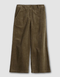 Seasalt Asphodel cord trouser Dark Seagrass