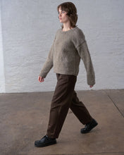 Load image into Gallery viewer, Bibico Valentina pinstripe trouser Cocoa Stripe
