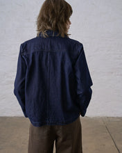 Load image into Gallery viewer, Bibico Marcia relaxed jacket Denim Dark Indigo
