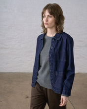 Load image into Gallery viewer, Bibico Marcia relaxed jacket Denim Dark Indigo
