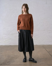 Load image into Gallery viewer, Bibico Elsie denim patch pocket skirt Black
