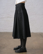 Load image into Gallery viewer, Bibico Elsie denim patch pocket skirt Black
