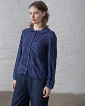Load image into Gallery viewer, Bibico Jolene textured casual shirt Blue stripe
