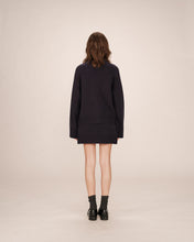 Load image into Gallery viewer, Grace &amp; Mila Sanson oversized patch pocket cardigan Marine
