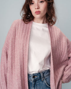 Grace & Mila Nando jacquard cardigan Rose