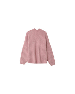 Grace & Mila Nando jacquard cardigan Rose