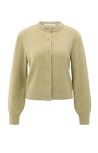 Load image into Gallery viewer, YAYA Detachable collar cardigan Pale Olive Green
