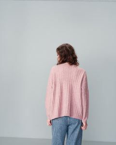 Grace & Mila Nando jacquard cardigan Rose