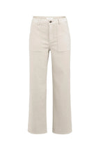 Load image into Gallery viewer, YAYA Cargo pocket straight leg trouser Oxford Tan Brown - CW CW 
