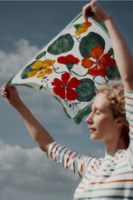 Load image into Gallery viewer, Seasalt May Garland square Nasturtium Border Chalk
