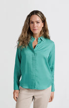 Load image into Gallery viewer, YAYA Classic Lyocell shirt Lagoon Blue
