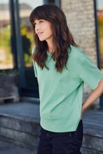 Load image into Gallery viewer, Part Two Anne loose fit T shirt Creme de Menthe

