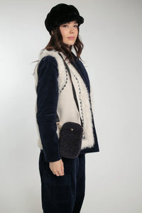 Nooki Dannika embroidered gilet Cream