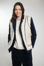 Load image into Gallery viewer, Nooki Dannika embroidered gilet Cream
