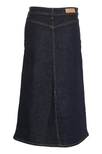 Part Two Frigge denim midi skirt Dark Denim