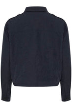 Load image into Gallery viewer, Part Two Fetima crease effect utility jacket Dark Navy
