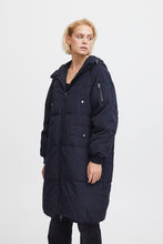 Load image into Gallery viewer, Ichi Bunala down padded jacket Dark navy
