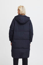 Load image into Gallery viewer, Ichi Bunala down padded jacket Dark navy
