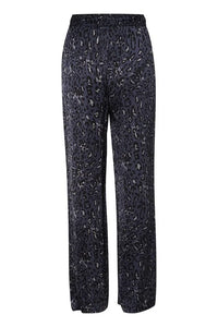 Part Two Maj printed trouser Dark Navy Leopard