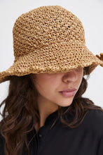 Load image into Gallery viewer, Ichi Sissi  flexible woven sunhat Doeskin
