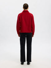 Load image into Gallery viewer, Selected Femme Liva wool blend jacket Equestrian Red
