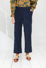 Load image into Gallery viewer, Bonté Edina ric rac cord trousers Navy
