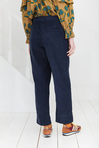 Bonté Edina ric rac cord trousers Navy