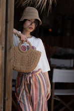 Load image into Gallery viewer, Orfeo Anycia long multi stitch hem skirt Orange stripes - CW CW 
