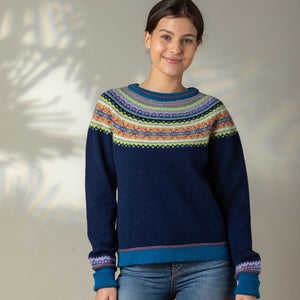 Eribe Alpine short Merino sweater Aurora