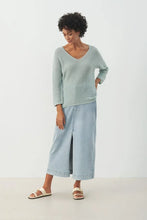 Load image into Gallery viewer, Part Two Etrona linen knit sweater Ether
