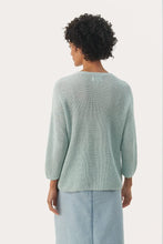 Load image into Gallery viewer, Part Two Etrona linen knit sweater Ether
