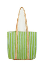 Load image into Gallery viewer, Ichi Brommie striped basket Green
