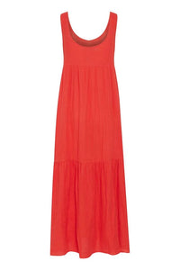 Ichi Foxa crinkle maxi sundress Grenadine