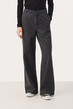 Load image into Gallery viewer, Part Two Coralie wide leg trouser Grey Denim
