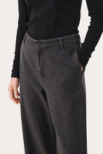 Load image into Gallery viewer, Part Two Coralie wide leg trouser Grey Denim

