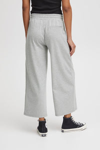 Ichi Kate ponteroma jersey trouser Grey Melange