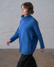 Load image into Gallery viewer, Bibico Adela oversized merino wool jumper River

