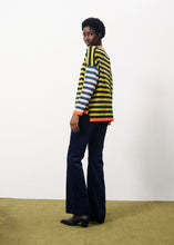 Load image into Gallery viewer, FRNCH Eileen multi stripe knit Olive
