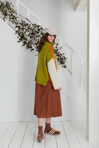 Bonté Harvey colour block roll neck Rust