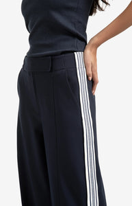 YAYA High waist rousers with side stripes Inkwell Blue