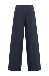 YAYA High waist rousers with side stripes Inkwell Blue