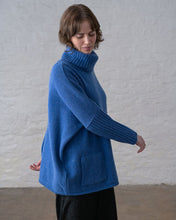 Load image into Gallery viewer, Bibico Adela oversized merino wool jumper River
