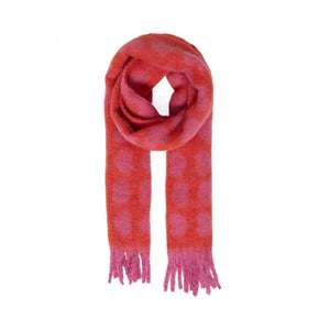 Ichi Hearty scarf Super Pink