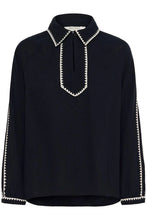 Load image into Gallery viewer, Part Two Aimy contrast embellished shirt After Midnight - CW CW 
