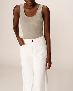 Grace & Mila James cotton flared jeans White